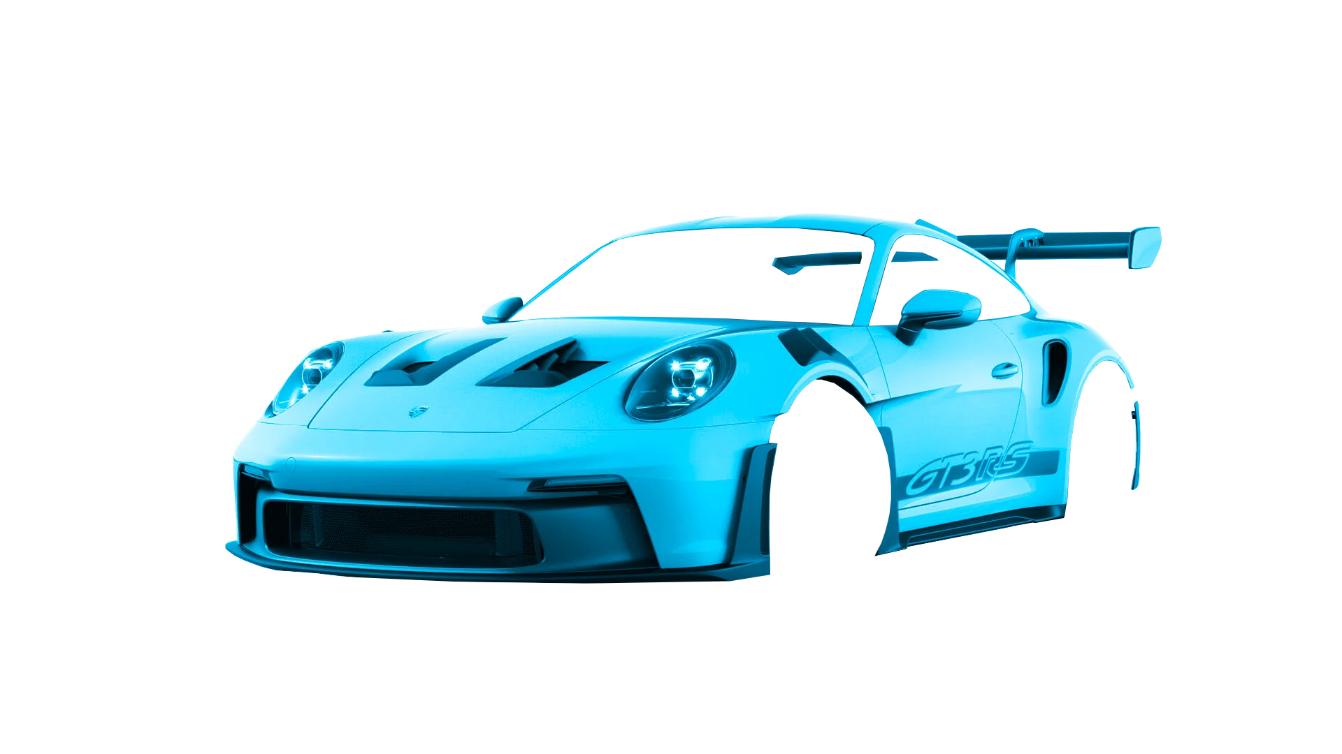 Porsche CC full blue cover copy